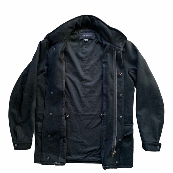 French Connection Thorpe Manor Wool Coat Large - Picture 6 of 11